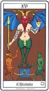 Il Diavolo- Tarocchi Wirth Il Diavolo- Tarocchi Wirth