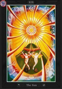 Il Sole - Tarocchi di A. Crowley