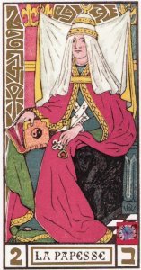 2. La Papessa: tarocchi di Wirth 2. La Papessa: tarocchi di Wirth