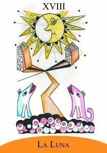 La Luna- la psicologia dei Tarocchi Libro e Carte