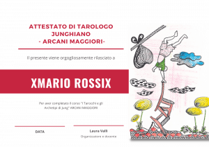 ertificato corso tarologia Junghiana