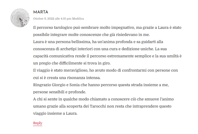 Recensione corso tarocchi