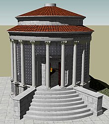 Ricostruzione tempio di Estia a Roma